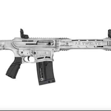 Panzer AR Twelve AR-12 12 Ga Distressed White 20" Barrel PAR12SSCRA - American Guns & Ammo