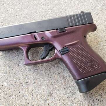 GLOCK 43 9MM GC BLK CHERRY FRAME UI4350201BCGC - American Guns & Ammo