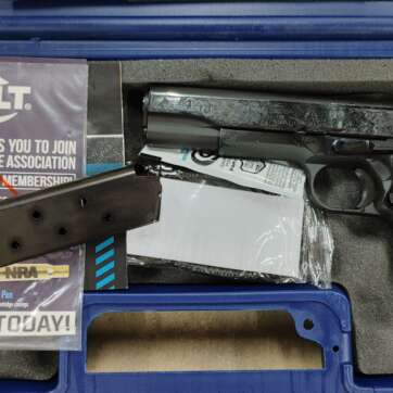 Colt 1911 Series 70 Government 45 ACP Blued Baron Custom Engraved O1970A1CS - Semi Auto Pistols - American Guns & Ammo