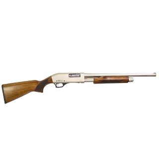 GForce Arms GF3P 12 Gauge Pump Action 4+1 Nickel GF3PNW1220 - Pump Action Shotguns | American Guns & Ammo