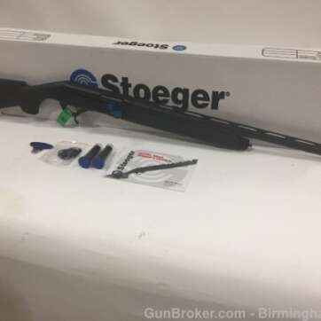 Stoeger M3K 12 ga BLK SYN/ BLUEACCENT 3" 3-GUN 24" 31855 - Semi Auto Shotguns | American Guns & Ammo
