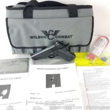 Wilson Combat CQB Compact 45 Crimson Trace 4" 1911 Bill BW 1911 - Semi Auto Pistols | American Guns & Ammo
