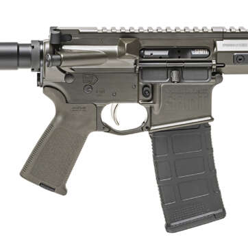 Springfield Armory Saint 556/223 AR-15 Green 7.5" ST975556ODG - Semi Auto Pistols | American Guns & Ammo