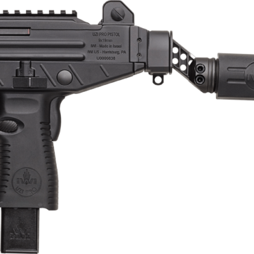 IWI Uzi Pro Pistol w/ Side folding Brace Threaded UPP9SB-T - Semi Auto Pistols | American Guns & Ammo