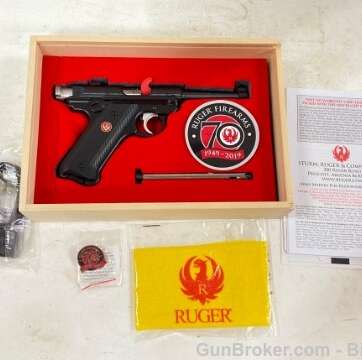 Ruger Mark IV Standard 70th Anniversary Special Edition .22 LR - Semi Auto Pistols | American Guns & Ammo