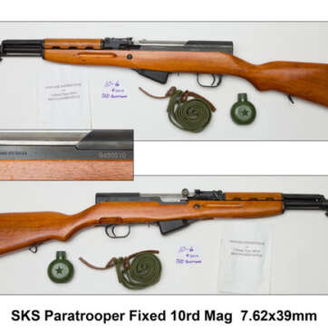 Rare Like New Norinco SKS Paratrooper 7.62x39 - American Guns & Ammo