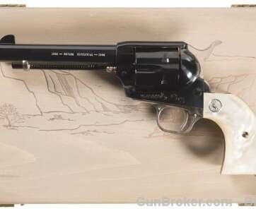 Colt SAA 45 5.5" Blue/Nickel Nevada1964 Cased Cnt. - Revolvers - American Guns & Ammo