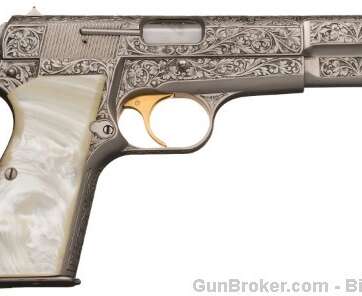 Belgium Browning Hi Power 9mm Engraved Renaissance - Semi Auto Pistols | American Guns & Ammo