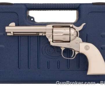 Colt SAA 3rd Gen 45 Nickel 4 3/4" 1998 Case Colt SAA 3rd Gen 45 Nickel 4 3/4" 1998 Case - Revolvers - American Guns & Ammo