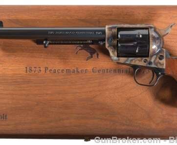 Colt SAA Peacemaker Centennial 45 7.5" 1973 Case Colt SAA Peacemaker Centennial 45 7.5" 1973 Case - Revolvers - American Guns & Ammo