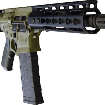 ATI Omni Hybrid MAXX 300BLK Pistol, 8.5" Barrel, 7" Keymod, Battlefield Green - ATIGOMX300P4BBFG - Semi Auto Rifles | American Guns & Ammo