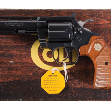Colt Diamondback 22 LR 1978 4" Vent Rib Blue Walnut Box Colt Diamondback 22 LR 1978 4" Vent Rib Blue Walnut Box - Revolvers - American Guns & Ammo