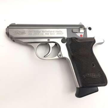 Walther PPK/S 380 ACP Stainless Wood Grips - Firearms | American Guns & Ammo