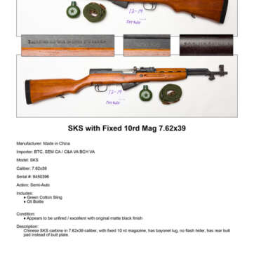 SKS with Fixed 10rd Mag 7.62x39 - American Guns & Ammo