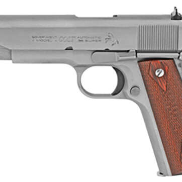 Colt 1911 Classic Government 38 Super Stainless Steel O1911C-SS38 - Semi Auto Pistols | American Guns & Ammo