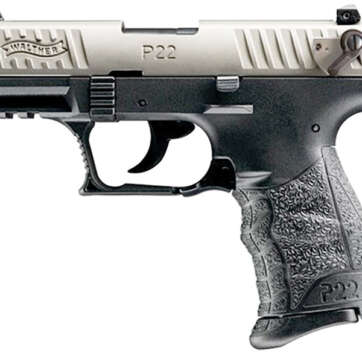 Walther P22Q 22 LR Nickel 10 Round Capacity 5120725 - Semi Auto Pistols | American Guns & Ammo