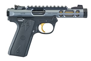 Ruger Mark IV Lite Grey & Gold 22 LR Threaded Barrel 43934 - Semi Auto Pistols | American Guns & Ammo