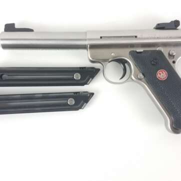 Ruger Mark III KMK-512 5" SS 2 Mags Used - Semi Auto Pistols | American Guns & Ammo