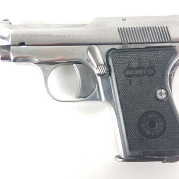 Beretta 418 6.35 Gardone VT . 25 Panther Nickel Used - Semi Auto Pistols | American Guns & Ammo