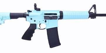 Ruger AR556 5.56 16" Turquoise blue tiffany 8517 - Semi Auto Rifles | American Guns & Ammo