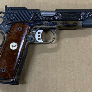 Wilson Combat Classic Supergrade 45 ACP Engraved Case Colored 1911 - Semi Auto Pistols | American Guns & Ammo