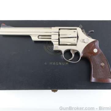 Smith & Wesson 4-Screw Mod 29 ORIG NICKEL 99% 1959 Smith & Wesson 4-Screw Mod 29 ORIG NICKEL 99% 1959 - Revolvers - American Guns & Ammo