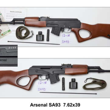 Arsenal SA93 7.62x39 - American Guns & Ammo