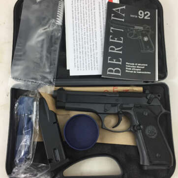 Beretta 92FS Sniper Grey 9mm 4.9-inch 15Rds JS92F390M - Semi Auto Pistols | American Guns & Ammo