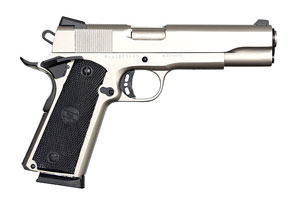 Rock Island Armory 1911-A1 45 ACP Nickel 5" Barrel 51448 - Semi Auto Pistols | American Guns & Ammo
