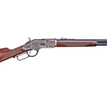 Cimarron 1873 Saddle Shorty 357 Mag 18" Barrel CA2010G35 - Lever Action Rifles | American Guns & Ammo