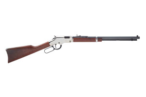 Henry Repeating Arms Trump 2020 Golden Boy Silver 22 LR H004STRUMP - Lever Action Rifles | American Guns & Ammo