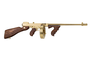 Auto Ordnance Thompson 1927A-1 45 ACP Gold Plated Deluxe Carbine T150DTG - Semi Auto Rifles | American Guns & Ammo