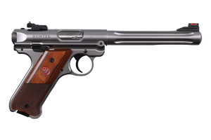 Ruger Mark IV Hunter 22 LR Stainless Steel Fluted Barrel 40118 - Semi Auto Pistols | American Guns & Ammo