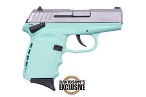 SCCY Industries CPX-1 Aqua Blue Stainless 9mm CPX-1-TTSB - Semi Auto Pistols | American Guns & Ammo