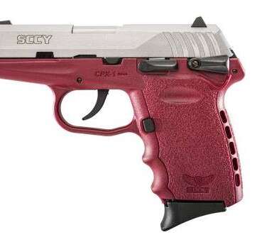SCCY CPX-1 9mm Stainless Red W/Safety 2- 10 Round Magazines CPX-1TTCR - Semi Auto Pistols | American Guns & Ammo