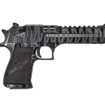 Magnum Research Desert Eagle Mark XIX 44 Mag Black Tiger Stripe DE44BTS - Semi Auto Pistols | American Guns & Ammo