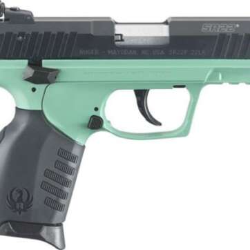 RUGER SR22PB TURQUOISE CERAKOTE .22LR 10-SHOT (TALO EDITION) 3625 - Firearms - American Guns & Ammo
