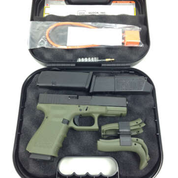 Glock 19 Gen 4 9mm BATTLEFIELD GREEN G19 - FREE SHIPPING - Firearms - American Guns & Ammo
