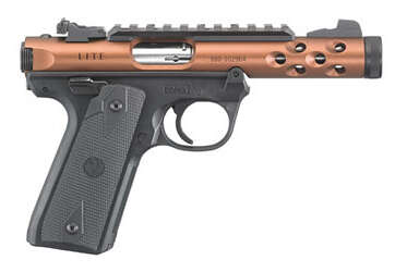 RUGER MARK IV LITE 22 LR 4.4" BRONZE 10RD - Firearms - American Guns & Ammo