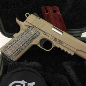 Colt 1911 Desert Sand CQB Marine Pistol M45A1 01070CQB - Firearms - American Guns & Ammo