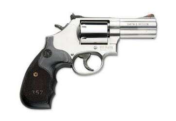 Smith & Wesson 686 Plus 7 Shot 357 Mag Stainless Steel 3" Barrel 150853 - Revolvers | American Guns & Ammo