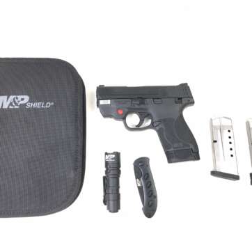 Smith & Wesson M2.0 Shield 9mm 3.1" Barrel 7+1 / 8+1 Crimson Trace Laser EDC Package + Extra Mag 12395 - Firearms - American Guns & Ammo