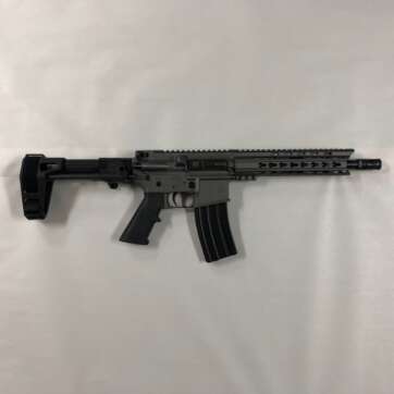 Diamondback - DB15 Pistol 300BlackOut 10.5" TacGrey W/Maxim CQB Brace,1-30 Round,9" KeyMod Rail - Firearms - American Guns & Ammo