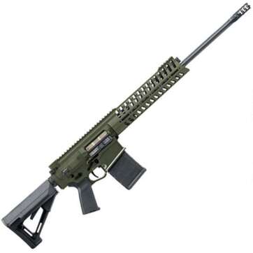 Patriot Ordnance Factory P308 Gen 4 .308 Win Semi Auto Rifle 20 Rounds 20" Barrel Magpul CTR Stock OD Green Finish - Firearms - American Guns & Ammo