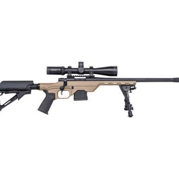 Mossberg MVP Light Chassis/Vortex HS-T Scoped Combo Blued/Tan 5.56mm 16.25-inch 11 Rds - Firearms - American Guns & Ammo