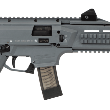 CZ USA CZ Scorpion Evo 3 S1 Battleship Grey 9mm 01356 - Semi Auto Pistols - American Guns & Ammo
