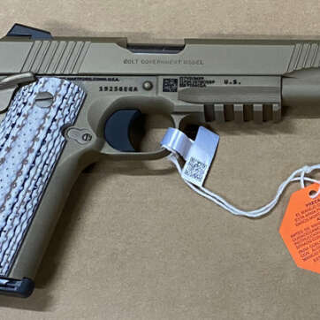 Colt 1911 M45A1 45 ACP Zinc Brown Ion Marine Corp Rail Gun O1070M45 - American Guns & Ammo
