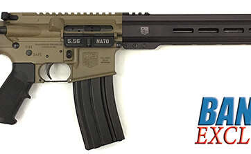 Diamondback - DB15, 300 BLK, 16" Barrel, 15" M-LOK Rail, Collapsible Stock, Black/FDE, 30-rd DB15YP300FDE - Semi Auto Rifles | American Guns & Ammo