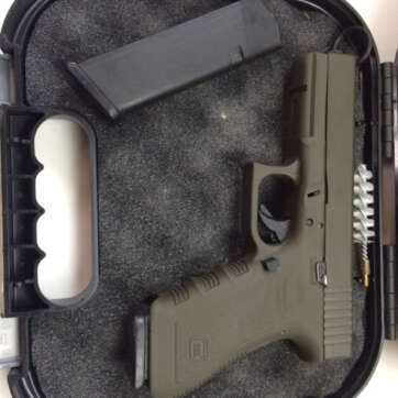 Glock G22 Gen 3 .40 S&W Dark OD Green LE Trade - Firearms - American Guns & Ammo