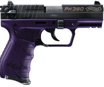 Walther Arms PK380 380 ACP Purple & Black 8 Round Capacity 5050321 Walther Arms PK380 380 ACP Purple & Black 8 Round Capacity 5050321 - Semi Auto Pistols - American Guns & Ammo